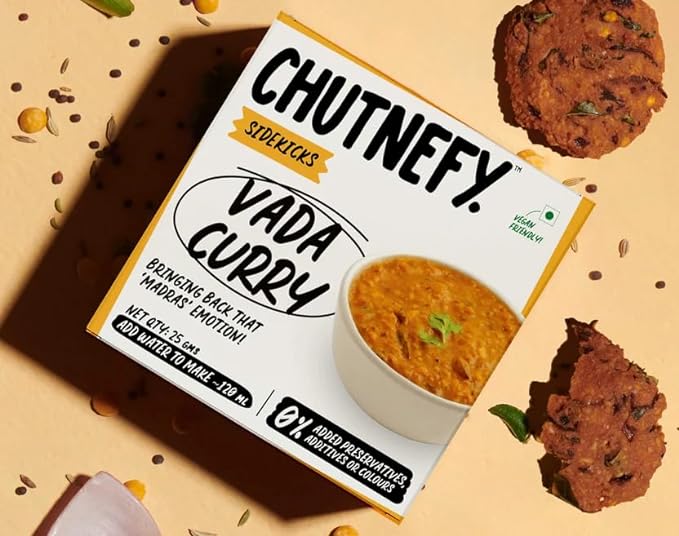 Chutnefy - Home Style Vada Curry - 75 gms Each (Pack of 2)